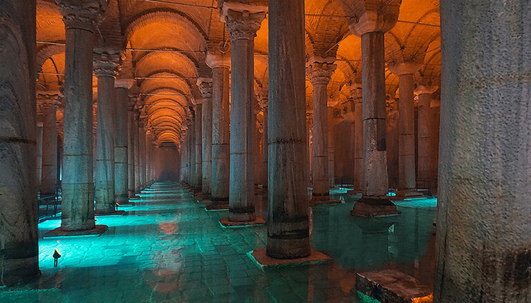 Il nuovo volto della Cisterna Basilica di Istanbul