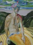 Maurizio Bongiovanni, Sailor, 2020, olio su tela, 112 x 150 cm