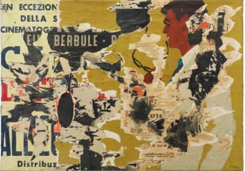 Mimmo Rotella, Serata Eccezionale (1961). Courtesy of Sotheby's