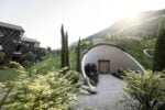 Noa_, Apfelhotel Torgglerhof, progetto d’architettura e d’interni per un hotel in Val Passiria, Alto Adige. Particolare dell’area wellness ipogea, 2020