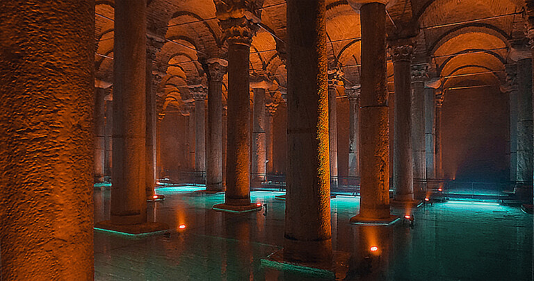 Il nuovo volto della Cisterna Basilica di Istanbul