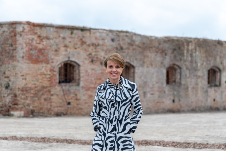 Patrizia Sandretto, Isola di San Giacomo, Venezia, 2022. Photo Irene Fanizza