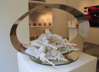 PierPaolo Koss, Armia Putina, 2009, acciaio e resina. Courtesy Guidi&Schoen