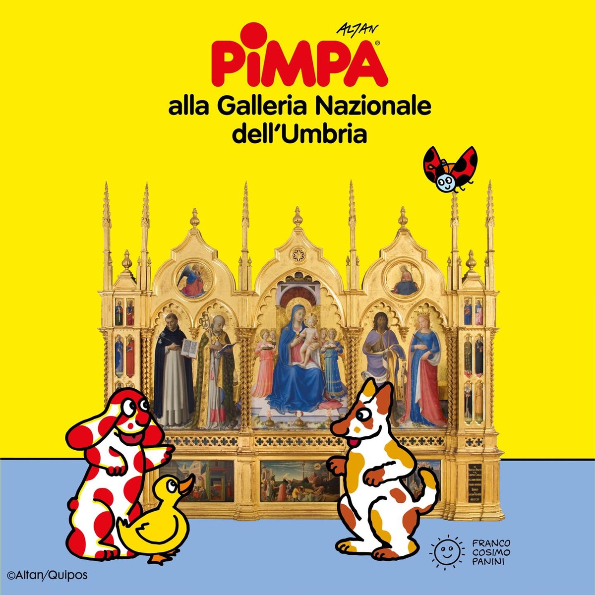 Pimpa alla Galleria Nazionale dell'Umbria (Franco Cosimo Panini, Modena 2022)