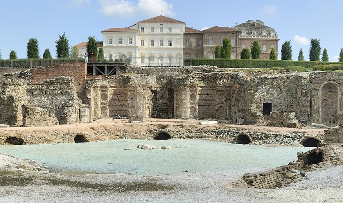 Reggia di Venaria. La Fontana di Ercole prima del restauro