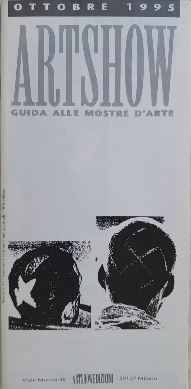 Roberto Costantino sulla copertina di Artshow nel 1995