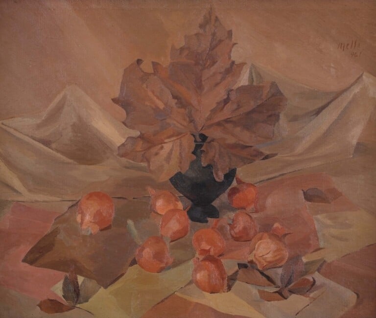 Roberto Melli, Natura morta autunnale, 1941, olio su tela, 50 x 60 cm. Collezione Maurizio Fagiolo dell’Arco, Roma