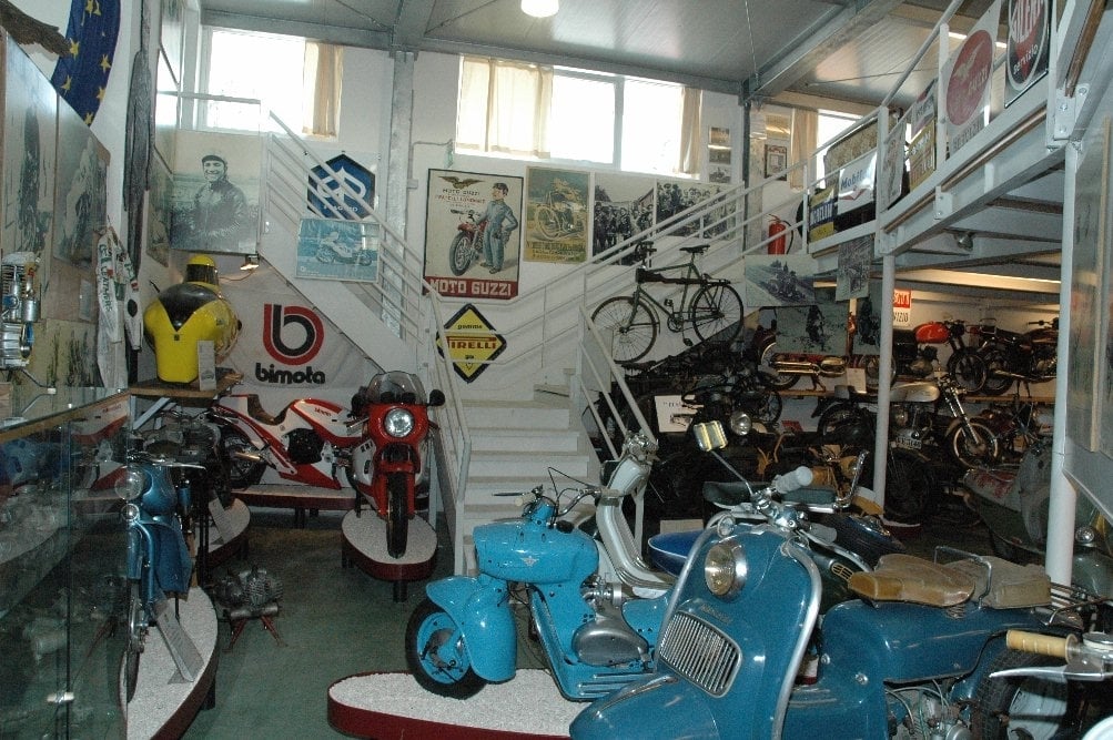 Una veduta del Museo Nazionale del Motociclo a Rimini