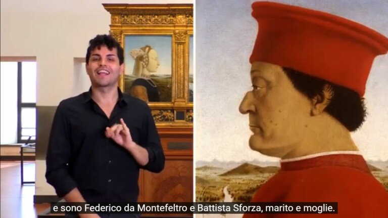 Video LIS, Piero della Francesca, I Duchi di Urbino. Courtesy Gallerie degli Uffizi