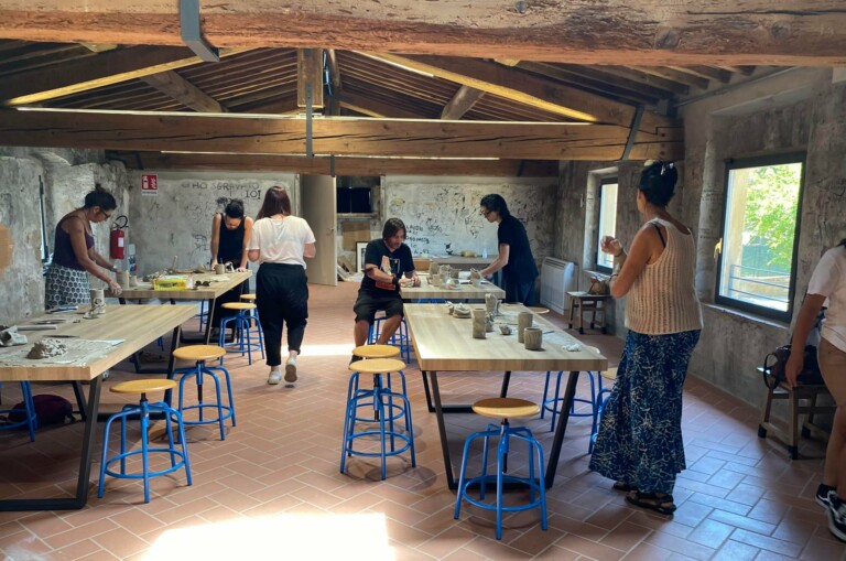 Workshop di Serena Fineschi, Cantieri Montelupo, Montelupo Fiorentino, 16 luglio 2022. Photo Benedetta Falteri