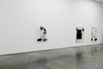 Installation view Skygolpe, paint on pixels series 2022