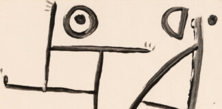 Paul Klee, Duello, 1938, Colore a colla su carta su cartone, Collezione privata © Nicolas Borel
