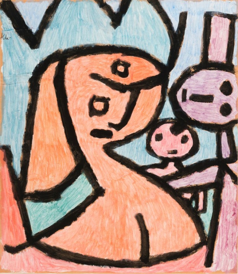 Paul Klee Cattiva mami 1939 Colore a colla, tempera e acquerello su carta su cartone Collezione privata © Nicolas Borel