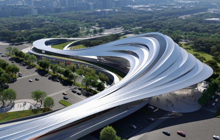 Un polo culturale su una superstrada: accade in Cina con gli Zaha Hadid Architects