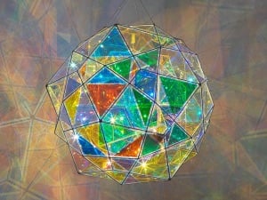 Olafur Eliasson, Firefly double polyhedron sphere experiment, 2020. Photo Jens Ziehe. Courtesy of the artist_ neugerriemschneider, Berlin_ Tanya Bonakdar Gallery, New York. © 2020 Olafur Eliasson