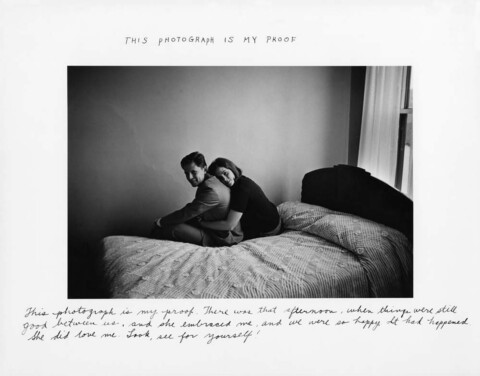 Duane Michals, This photo is my proof (1974) © Duane Michals Courtesy Admira Milano 