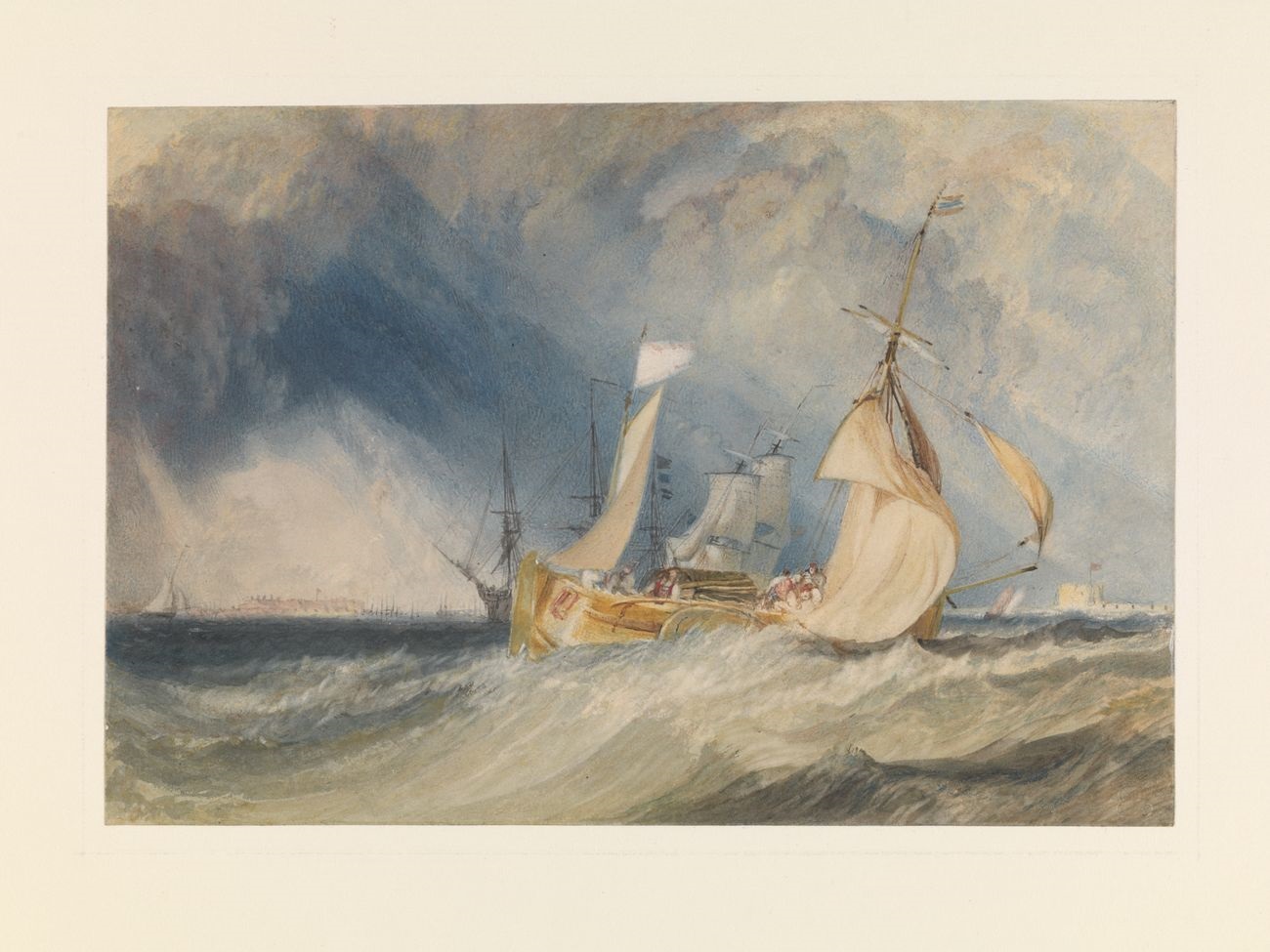 Joseph Mallord William Turner, Desembocadura del riu Humber (cap a 1824-5). Tate: Acceptat per la nació com a part del Llegat Turner 1856. Foto Tate
