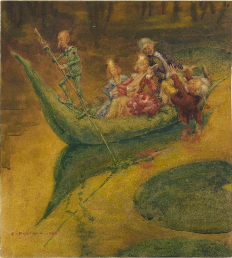 Acquerello di Casimiro Piccolo di Calanovella, courtesy Fondazione Piccolo