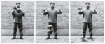 Ai Weiwei, Dropping a Han Dynasty Urn, 1995, Black & white photographs (triptych), Private Collection, Photo_ Courtesy Ai Weiwei Studio © 2022 Ai Weiwei