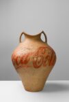Ai Weiwei, Neolithic Vase with Coca Cola Logo, 1994, Pottery and paint, Private Collection, Photo_ The ALBERTINA Museum, Vienna _ Lisa Rastl & Reiner Riedler © 2022 Ai Weiwei