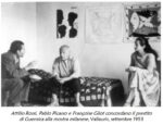 Attilio Rossi Picasso Guernica settembre 1953 foto personale di Pablo Rossi