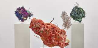 DoubleV Gallery, Marseille, con le opere di Ugo Schiavi. Courtesy DoubleV