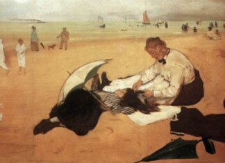 Edgar Degas, Sulla spiaggia,1869. Londra, National Gallery