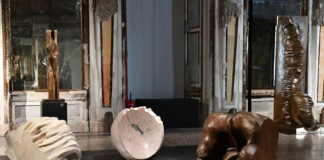 Francesco Somaini, exhibition view at Sala delle Cariatidi, Palazzo Reale, Milano, 2022, photo Matteo Marazzi