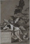 Francisco Goya y Lucientes, Los Caprichos, 43 El sueño de la razon produce monstruos, 1799, Crediti fotografici Elizabeth Krief