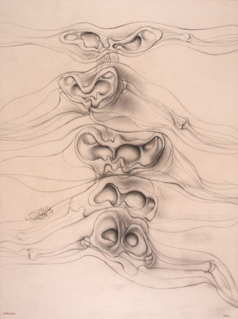 Hans Bellmer, Senza titolo (Ossature de bassin), 1960, Ubu Gallery, New York