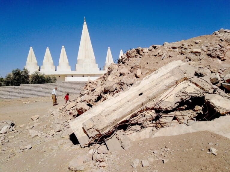 I resti del santuario di Shakhse Bate a Bapira
