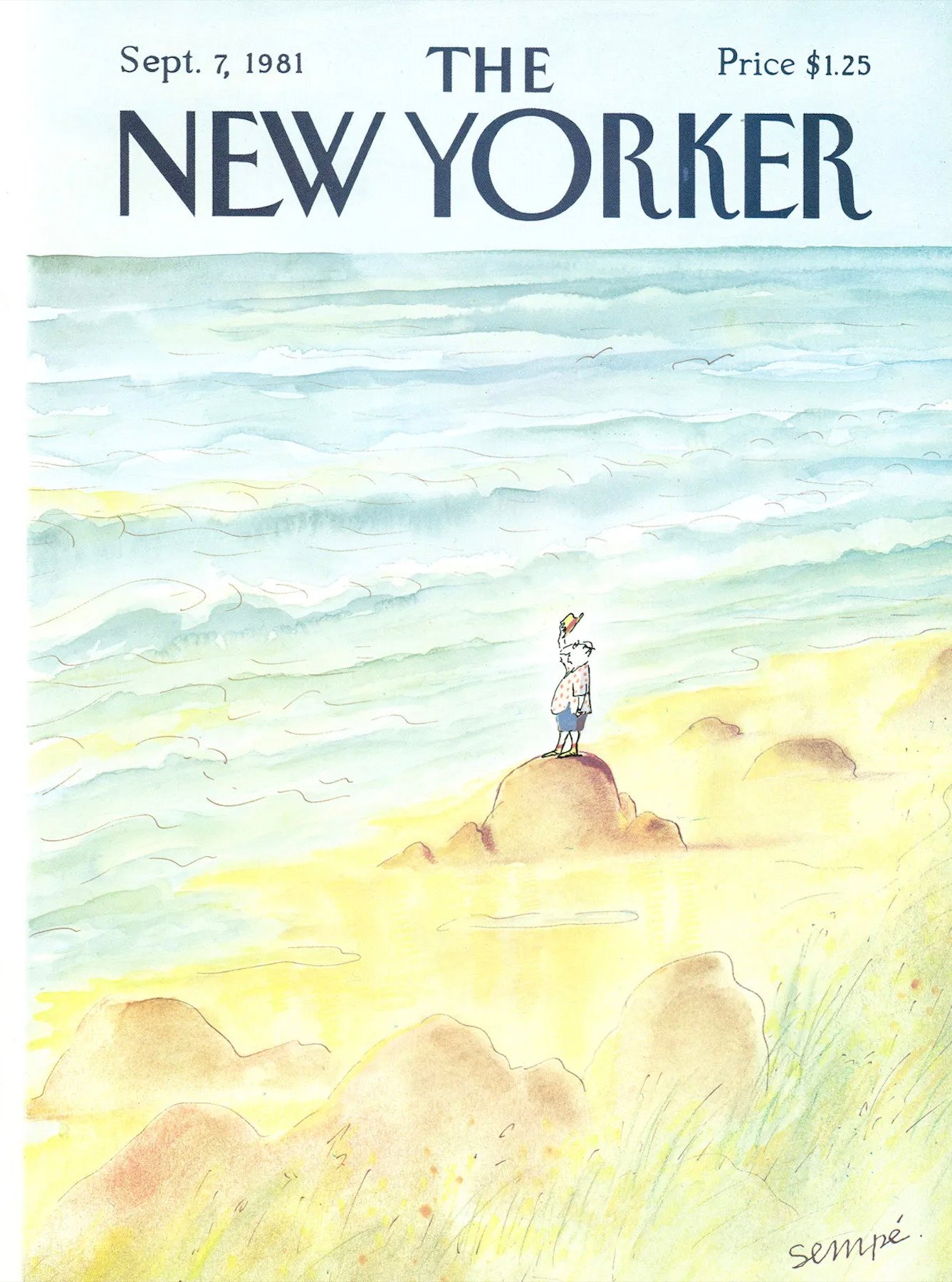 La copertina di Jean Jacques Sempé per The New Yorker.