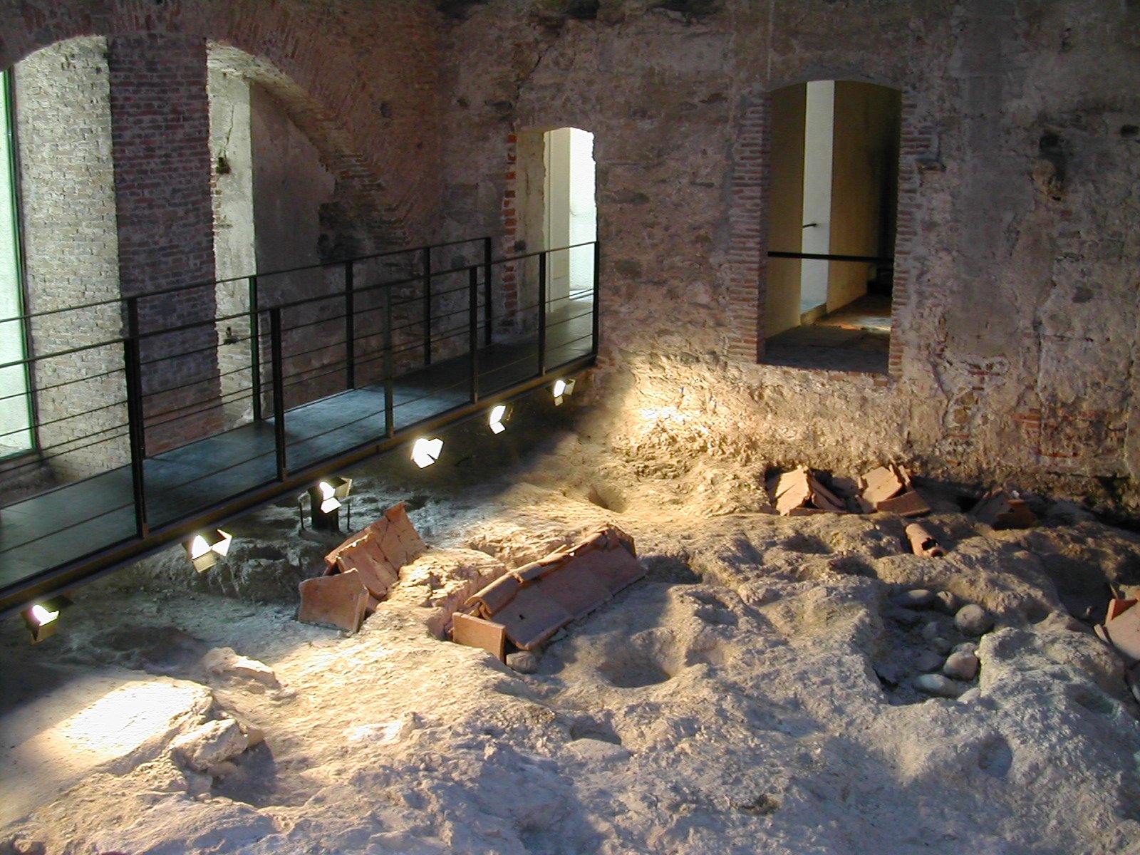 Lo scavo al Civico Museo Archeologico di Savona. Courtesy Istituto di Studi Liguri