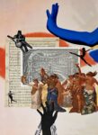 Marinella Senatore, Teatro dell’Opera di Roma, 2022-2023, 2022, collage, tecnica mista su carta cotone, 70 x 50 cm. Courtesy l'Artista, Teatro dell'Opera di Roma