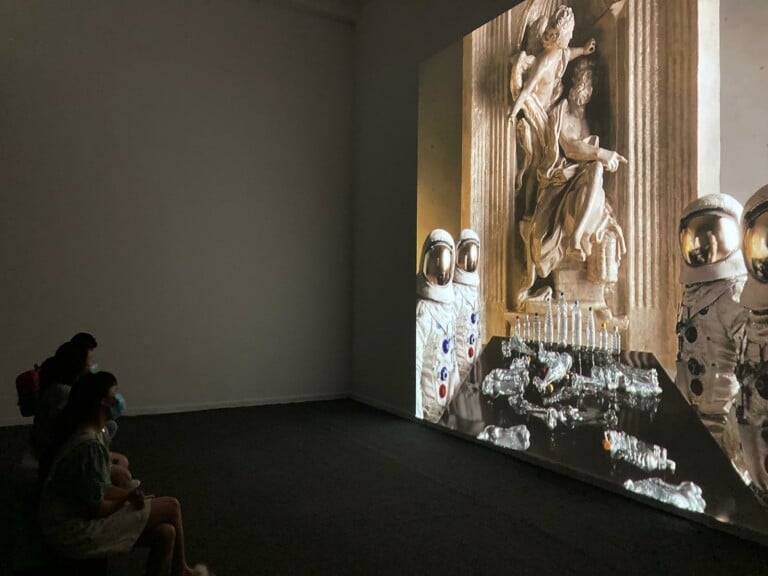 Metafisica 2021 exhibition view at HowArt museum Shanghai, courtesy Giuseppe Lo Schiavo