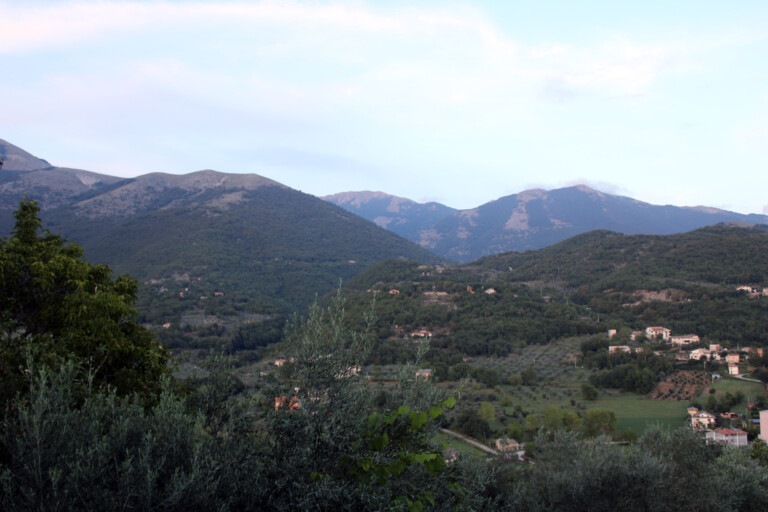 Il paesaggio di Campoli Appennino