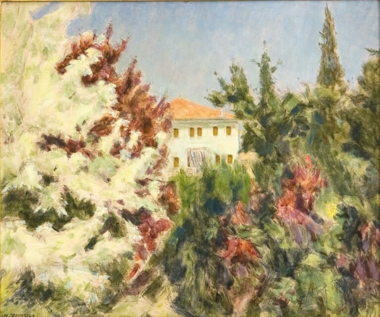 Nino Springolo, Acero bianco, 1958, olio su tavola, cm 55,5x64,5. Musei Civici, Treviso
