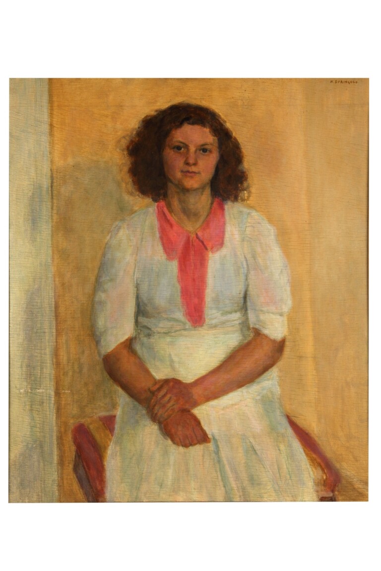 Nino Springolo, Gemma, 1941, olio su compensato, cm 77,3x64,5. Musei Civici, Treviso