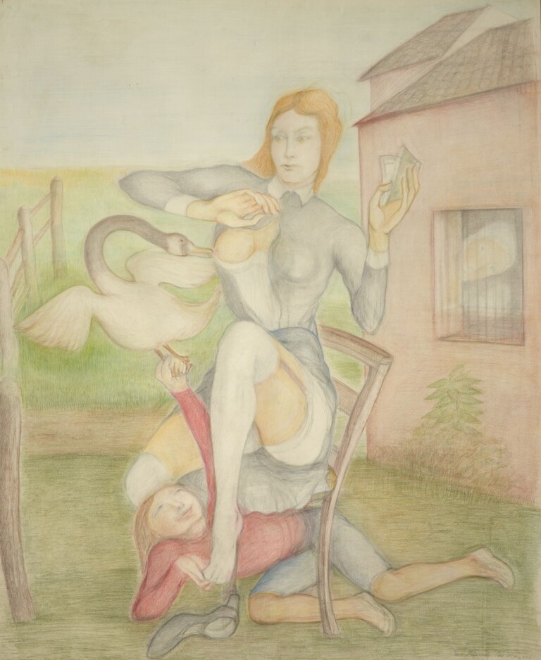 Pierre Klossowski, De Natura Rerum, l'Effroi de Mary, 1973, Collection Speck, Colonia