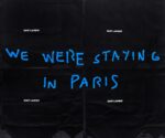 Pietro Terzini, We Were Staying In Paris, 2021, acrilico su carta (Saint Laurent shopper)