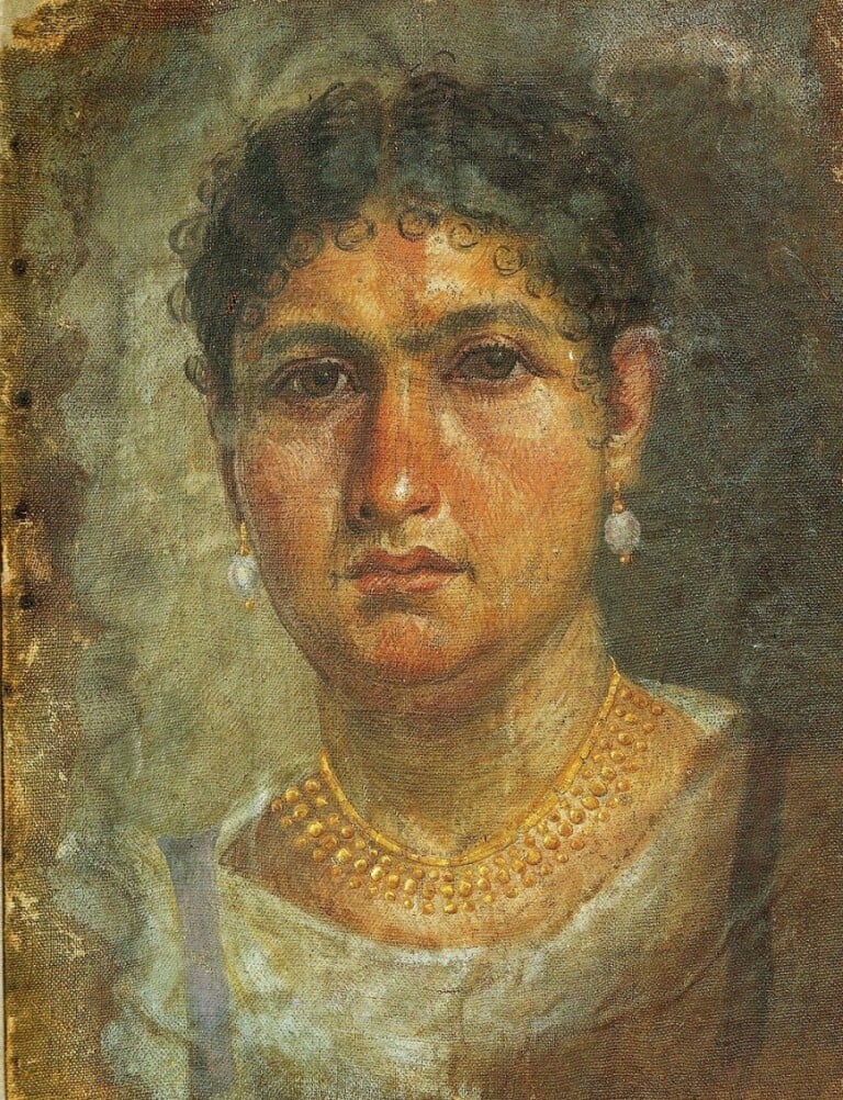 Ritratti del Fayyum. Aline. Ägyptisches Museum Berlin Altes Museum