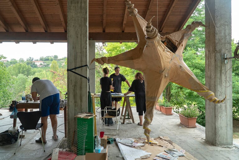 Studio all’aperto, UVA artist in Residence, 2022, photo Stefano Camera