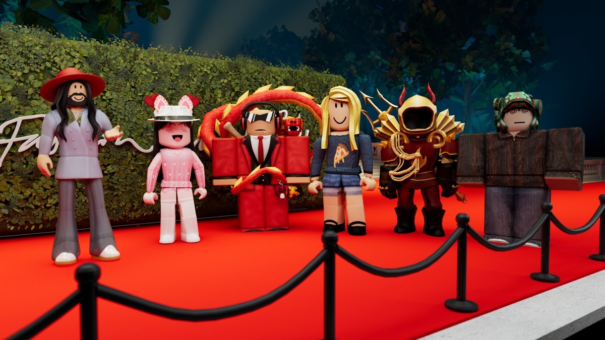 The Fashion Awards, 2021 in Roblox (immagine via Twitter)