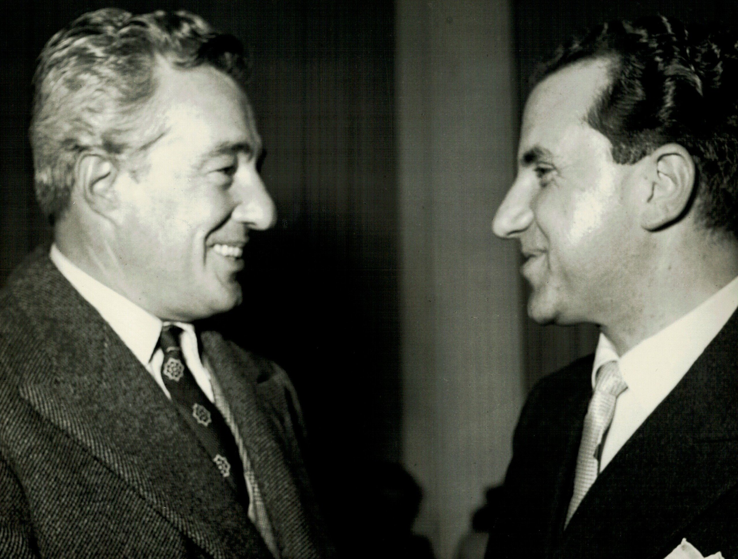 Vittorio De Sica e Francesco Alliata