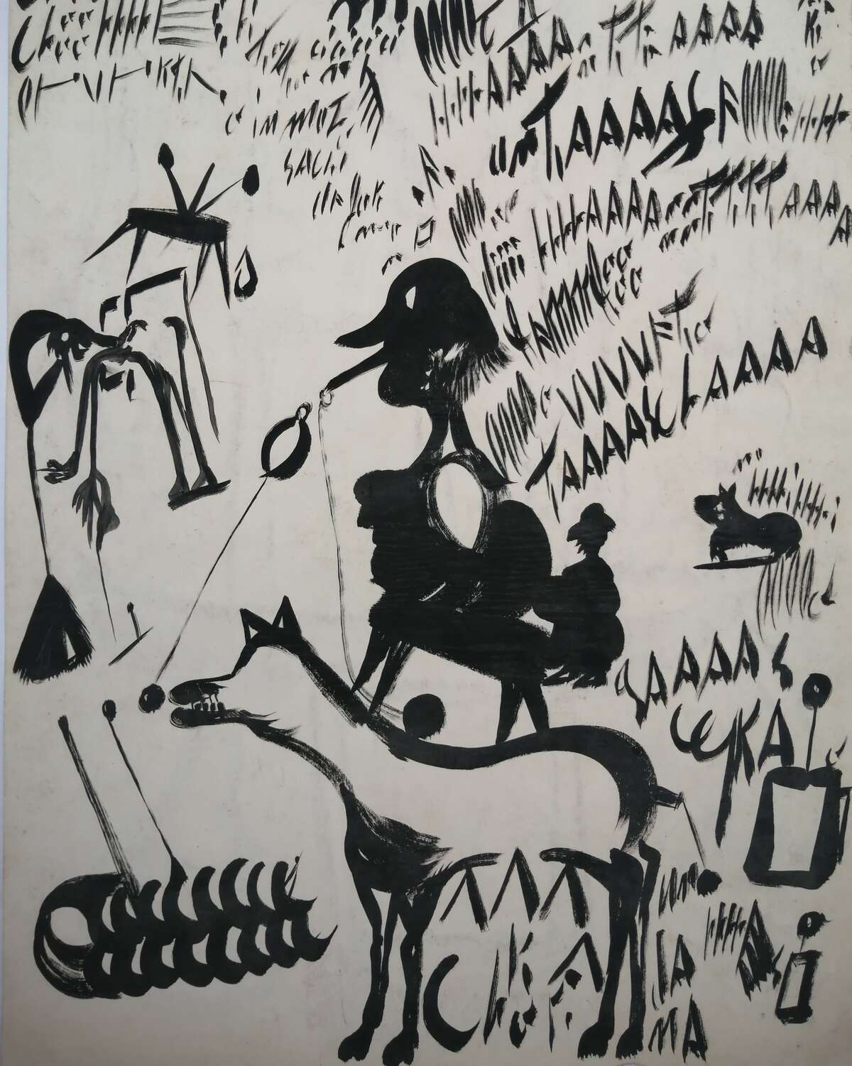 Maroncelli 12 Carlo Zinelli, Senza titolo, 1966, tempera su carta 50x35 cm