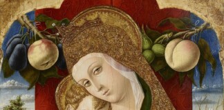 Carlo Crivelli, Madonna con il Bambino, 1482-1483, Bergamo, Accademia Carrara, cm 46x33,5