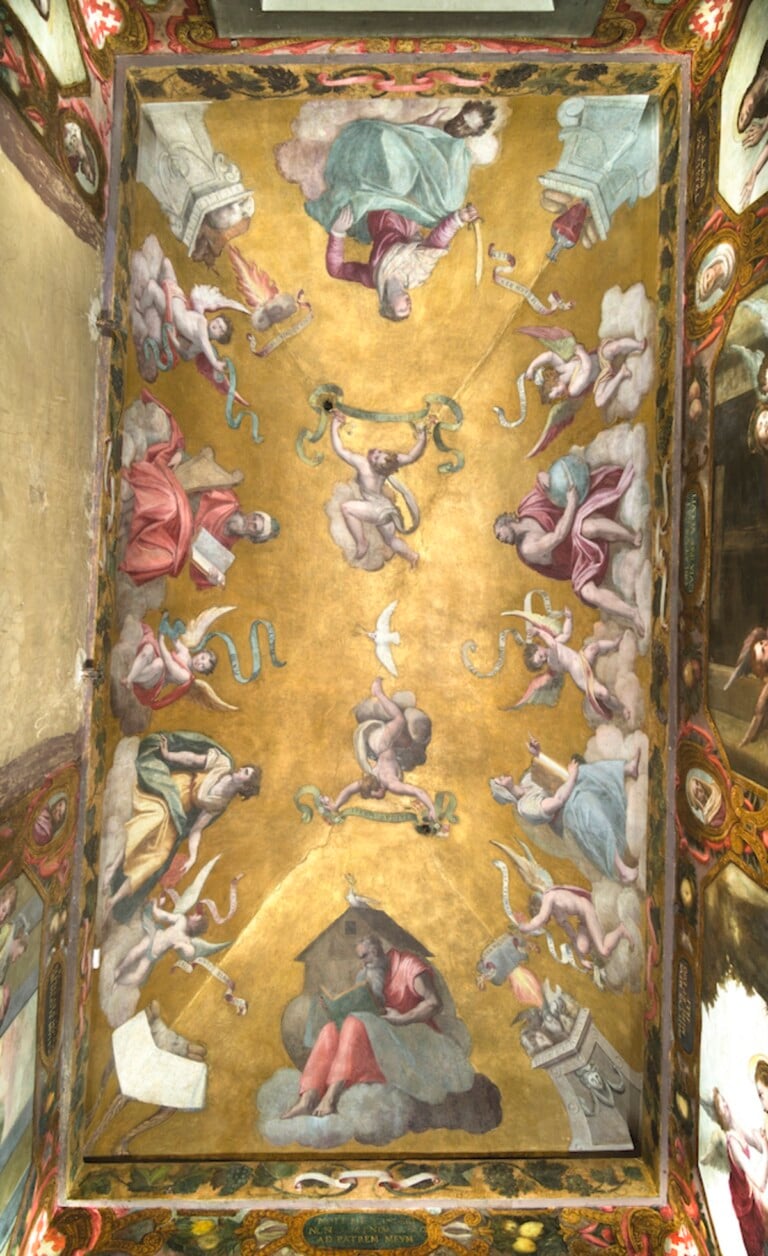 Palazzo Portinari Salviati, Cappella Salviati, La volta con Profeti e Sibille. Alessandro Allori e aiuti; 1579-1580. Courtesy Palazzo Portinari Salviati