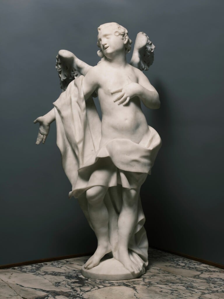 Attribuito ad Antonio Calegari, Brescia 1699 – 1777, Coppia di angeli in adorazione, marmo, Courtesy Sotheby's