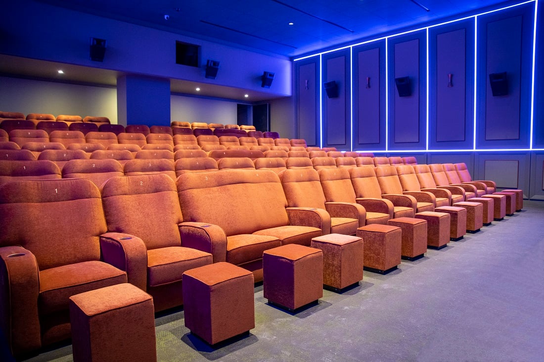 La sala del Cinema Barberini a Roma