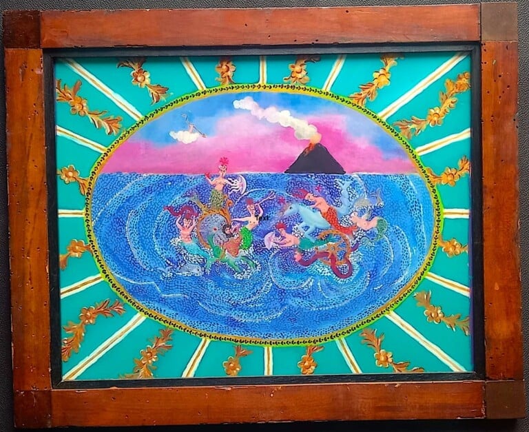 Contessa di Alicudi Schifanoja, Battaglia di sirene, 50x40 cm